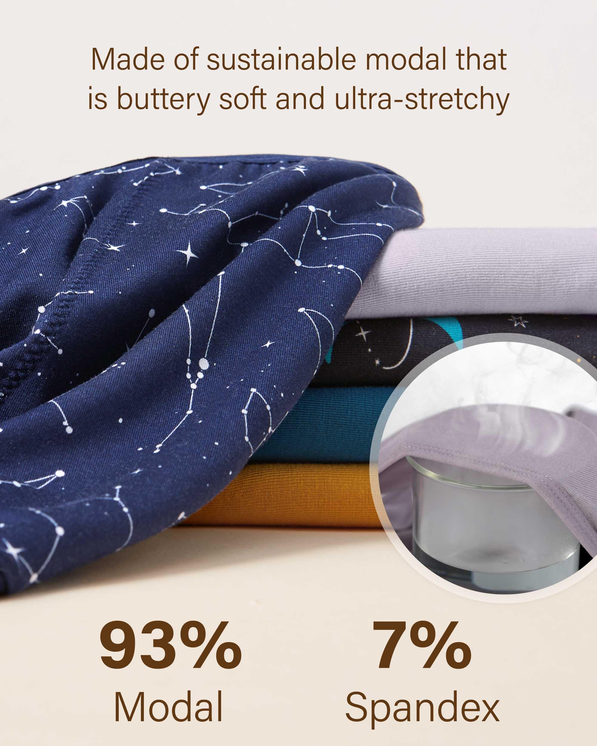 Neione Culotte Menstruelle Flux Très Abondant pour Femme Slip Brésilien Anti-Fuite en Modal