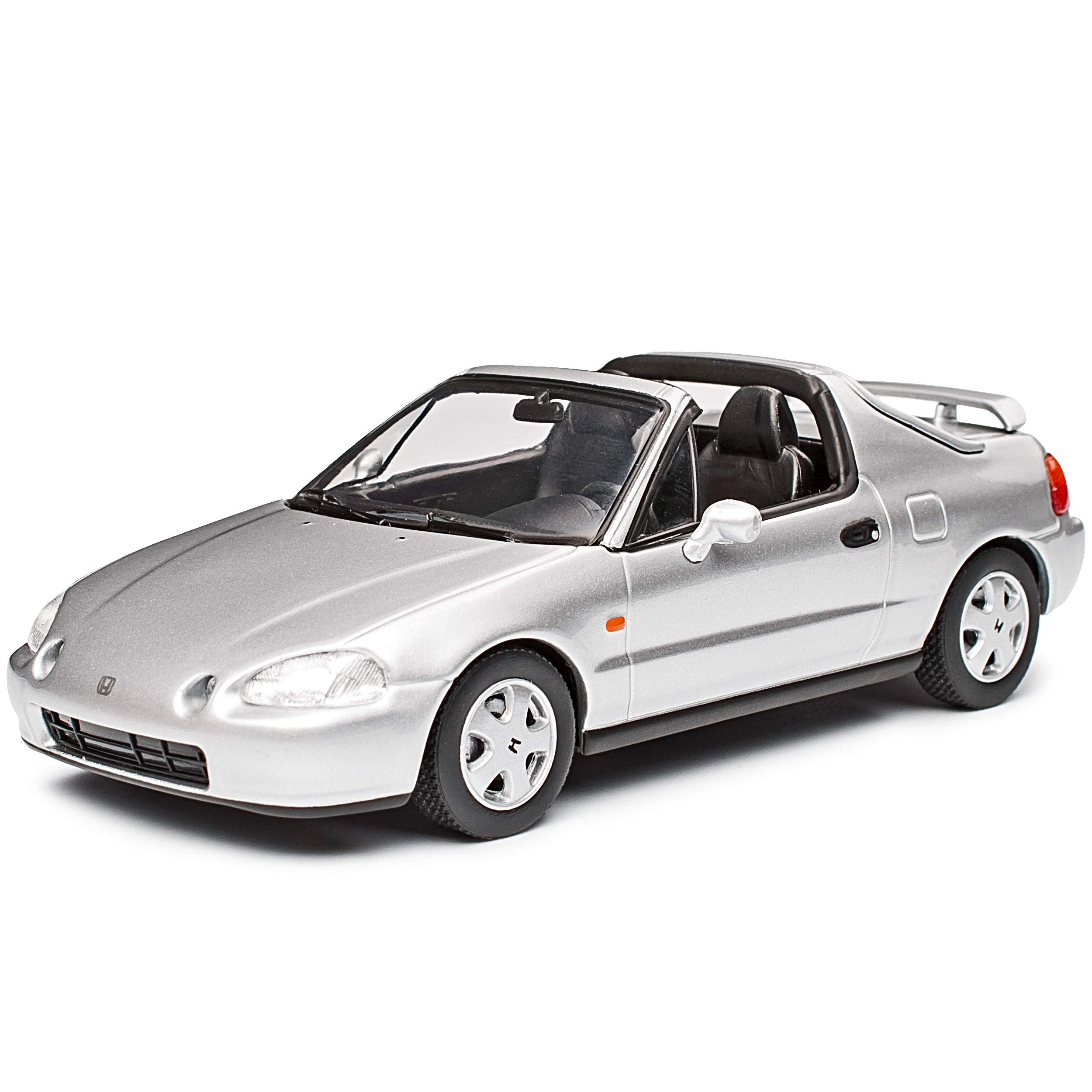 Generisch Hond CR-X Del Sol Typ EH6 Cabrio Silber Metallic 1992-1998 1/43 Minichamps Maxichamps Modell Auto
