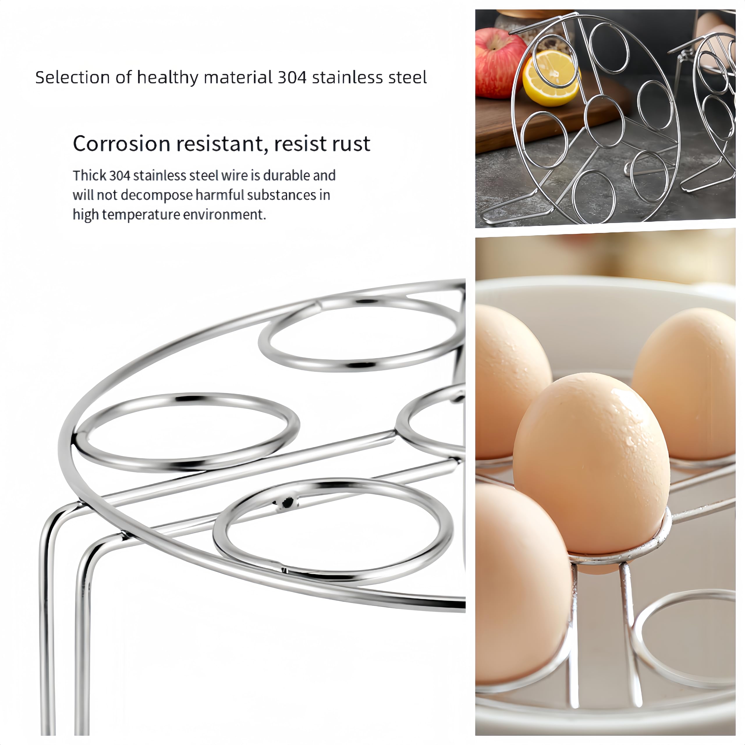 Instant Pot Egg Steamer Rack - Stainless Steel -3 Instant Pot Egg Steamer Rack - Stainless Steel -3