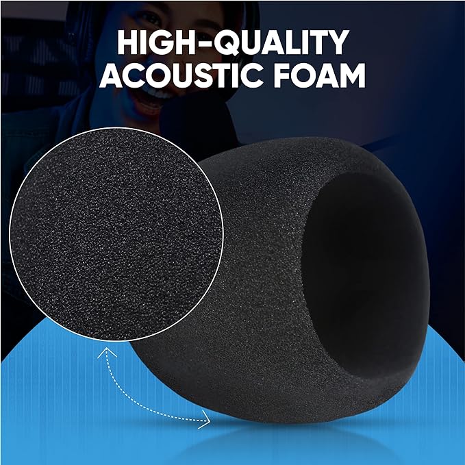 Foam Windscreen for Blue Yeti Microphone Privacy Protection