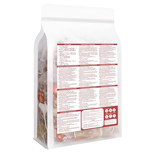 Miniatura 3 de Plant Gift Bolsa de té rosa de tuna 5.29 oz (0.18 oz* 30 bolsas) Wolfberry negro, mora, cebada, chino puro natural, té mixto para el cuidado de la