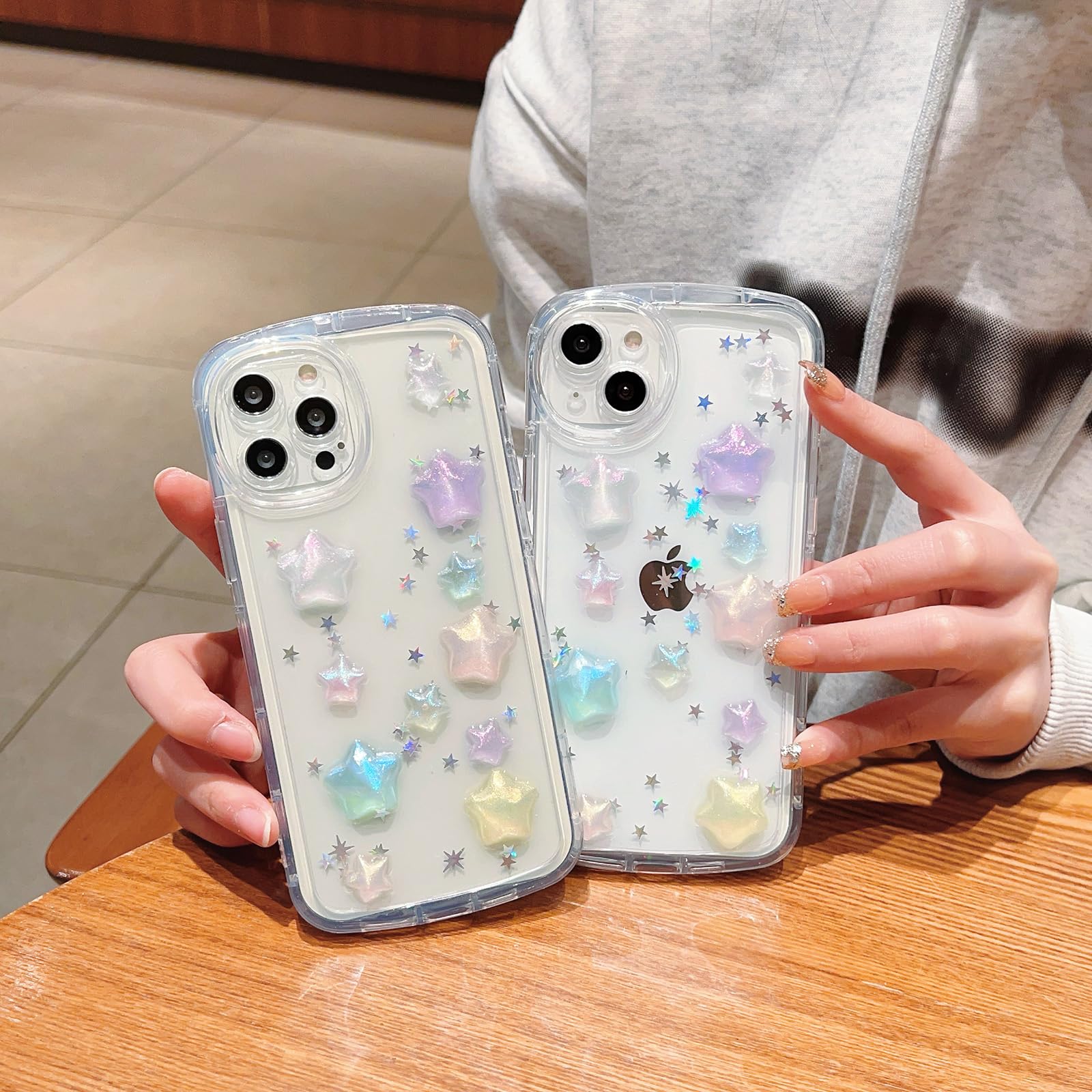 HZLFCZL Cover per iPhone 12 Pro Max con catena Aesthetic Carino motivo animato Pianeta Coniglio Cute Clear Estetica Donna Ragazza Kawaii Soft TPU Trasparente Case for iPhone 12 Pro Max-Rosa HZLFCZL Cover per iPhone 12 Pro Max con catena Aesthetic Carino motivo animato Pianeta Coniglio Cute Clear Estetica Donna Ragazza Kawaii Soft TPU Trasparente Case for iPhone 12 Pro Max-Rosa