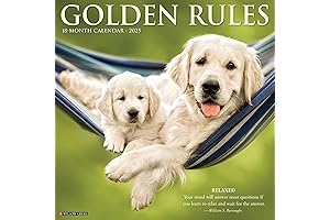 2025 Golden Doodle Wall Calendar