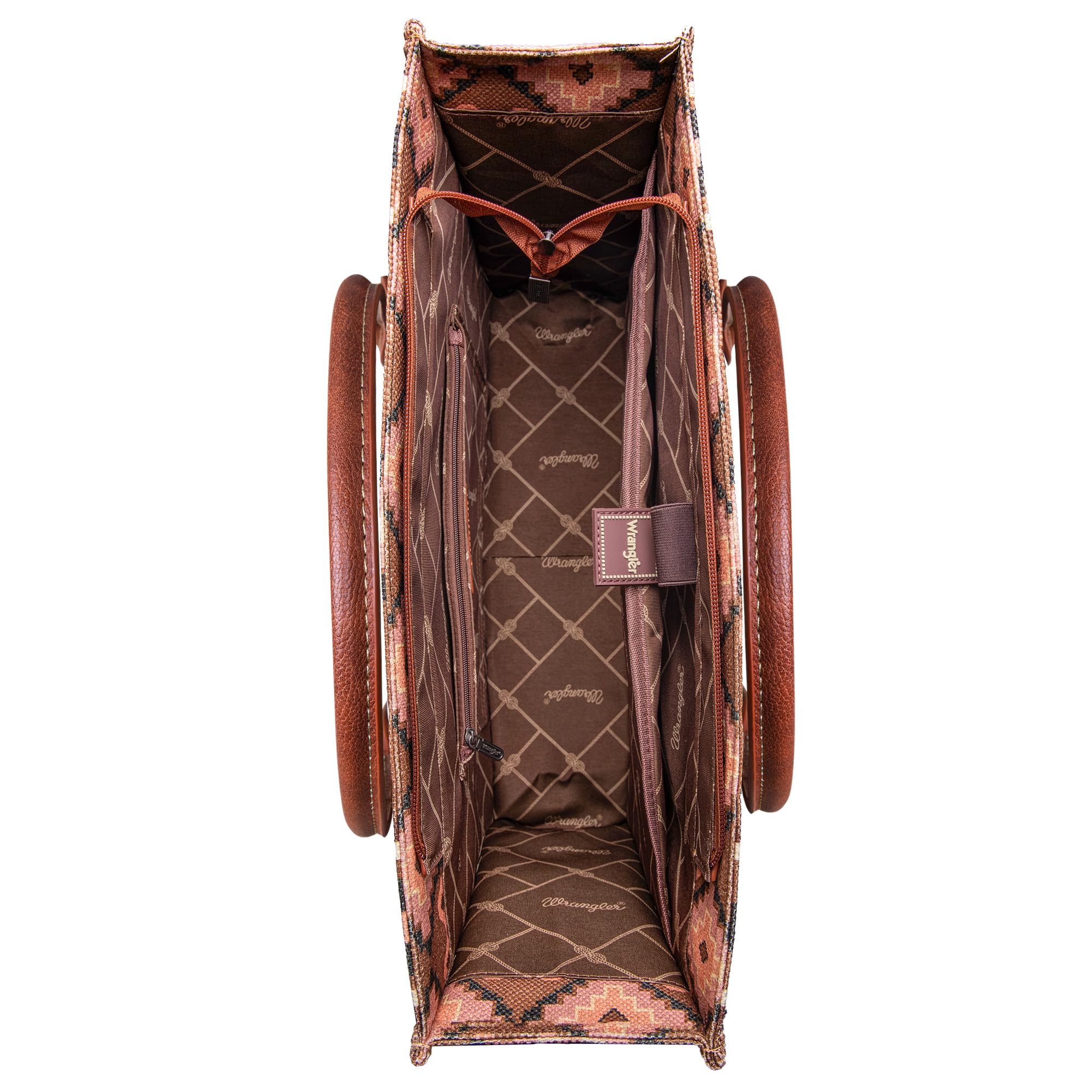 Wrangler Aztec Tote Bag for Women Boho Shoulder Purses and Handbags