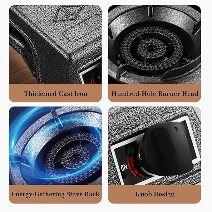 Estufa de Gas de 1 Puesto, 7.0KW, con Protección de Apagado miniatura 4