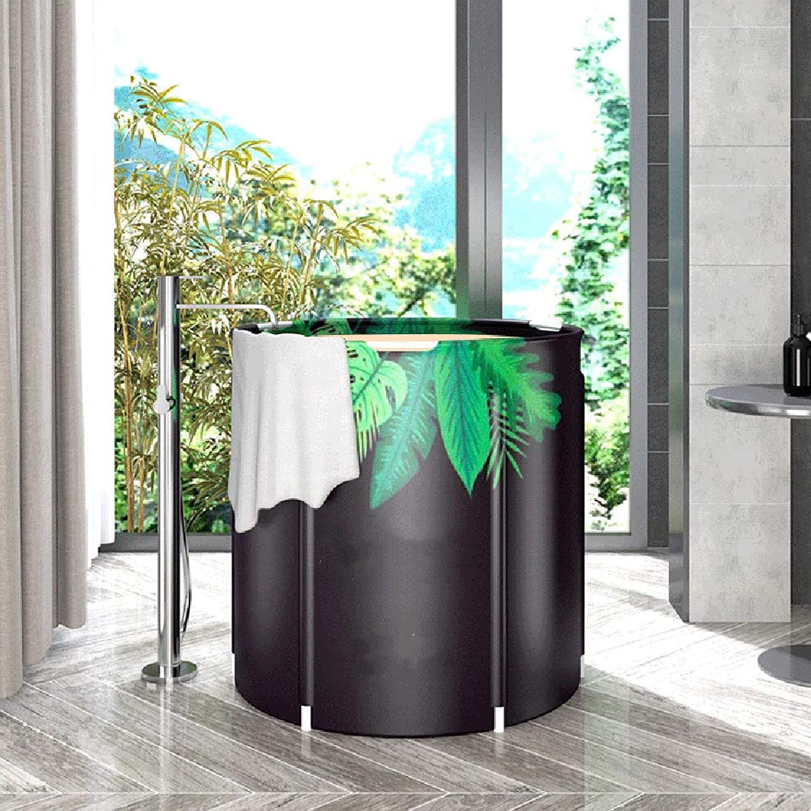 FAXIOAWA Bañera Plegable portátil, bañera Independiente, SPA de baño fácil de Instalar o bañera de baño de Hielo