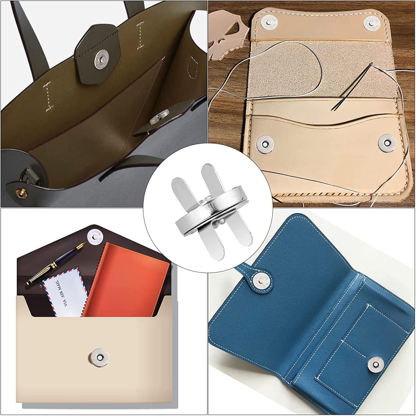 Copri Bottoni Con Strass - 2 Pezzi Con Motivo A Fiore Per Camicie E Abiti Eleganti - Foto 7