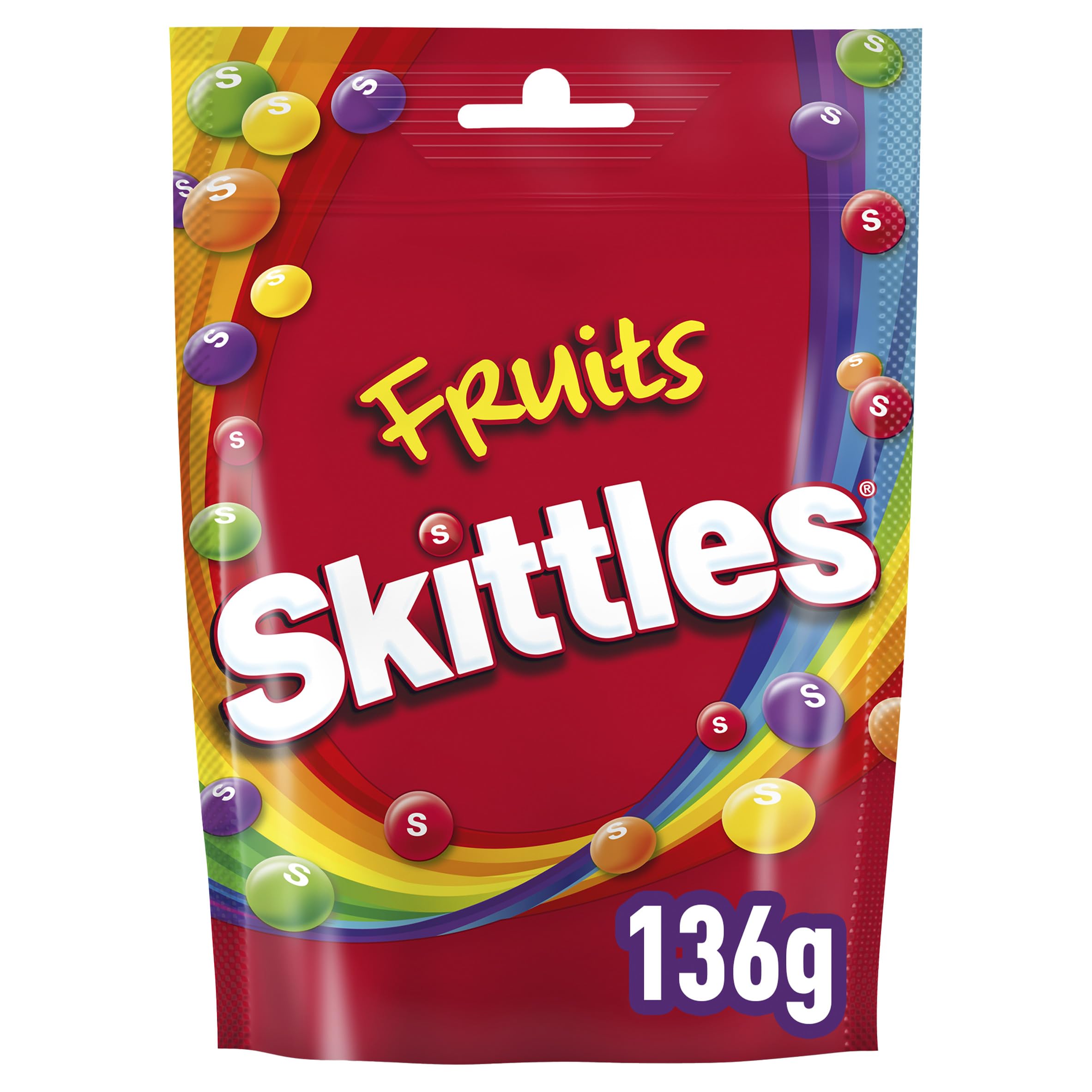 Skittles Vegan Chewy Fruit Sweets Pouch 136g (15 Pack)