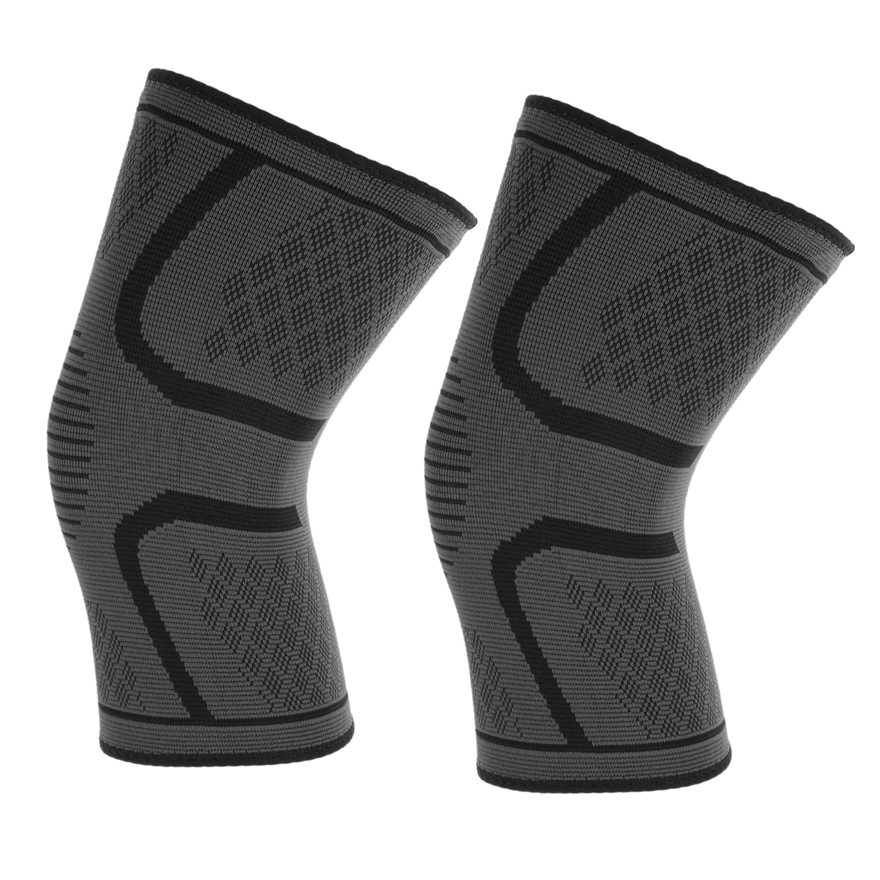 PACKOVE 2Pcs Breathable Support Braces for Sports Elastic Pads for Basketball Running Camping Slip Design for Enhanced Stability and Comfort