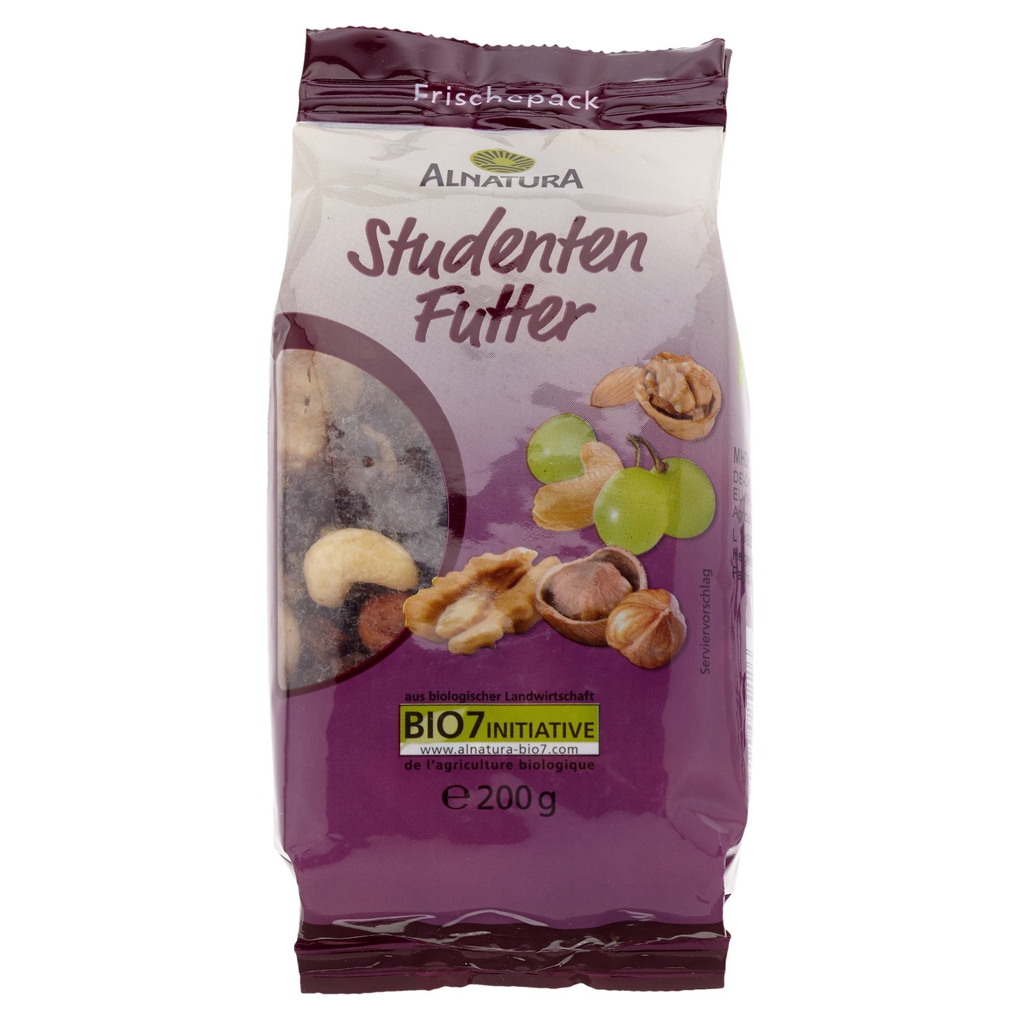 Alnatura Bio Studentenfutter, 6er Pack (6 x 200 g)