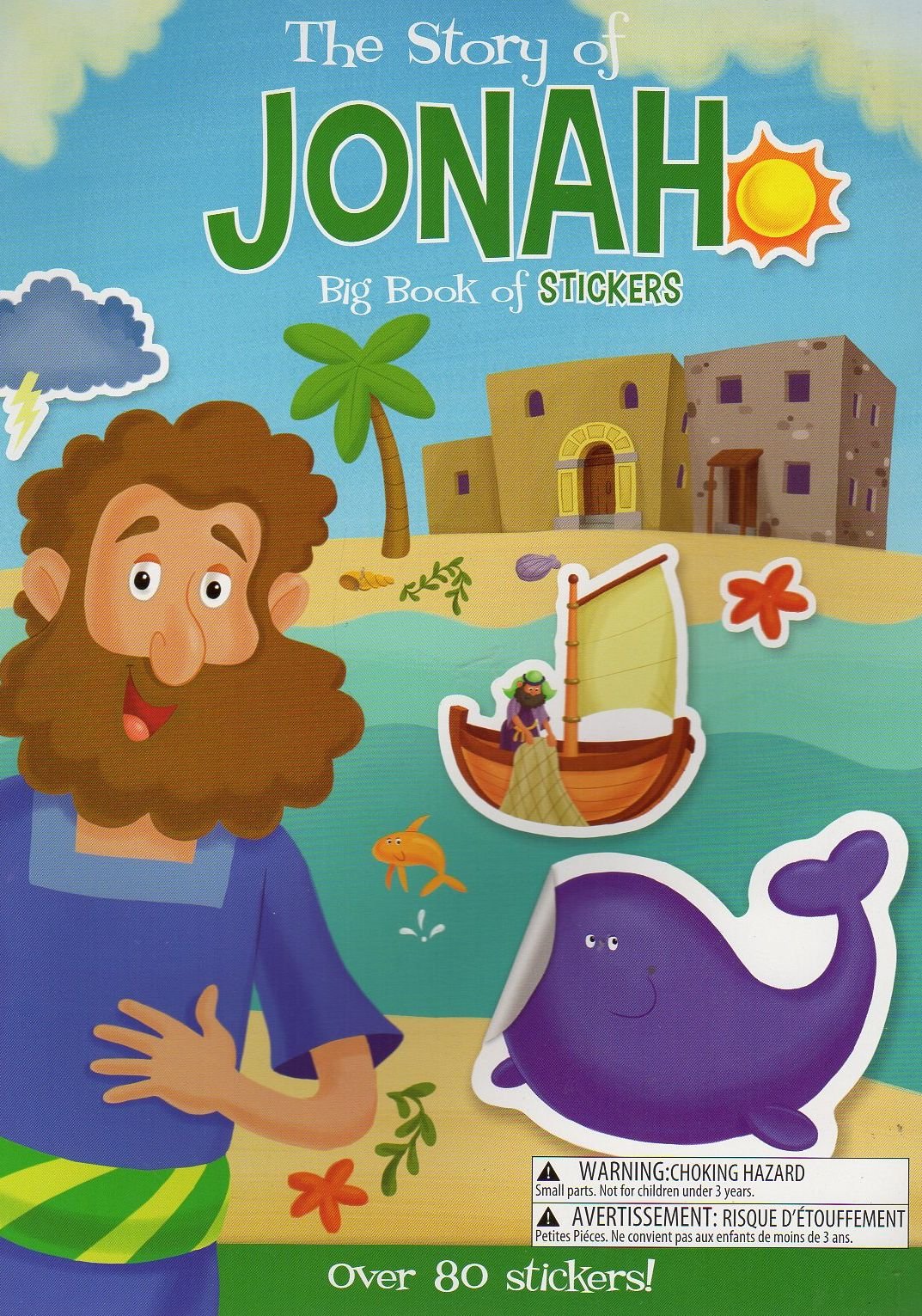 Big Book of Stickers - The Story of Jonah - Activity Book Includes Over 80 Stickers