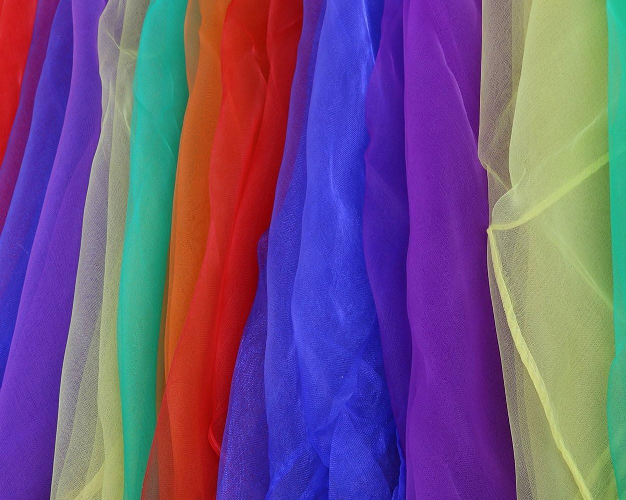 DS. DISTINCTIVE STYLE Juggling Scarves 12 Pieces Square Dance Scarves Multicolored Rhythm Band Scarves for Magic Trick Child Show : Toys & Games