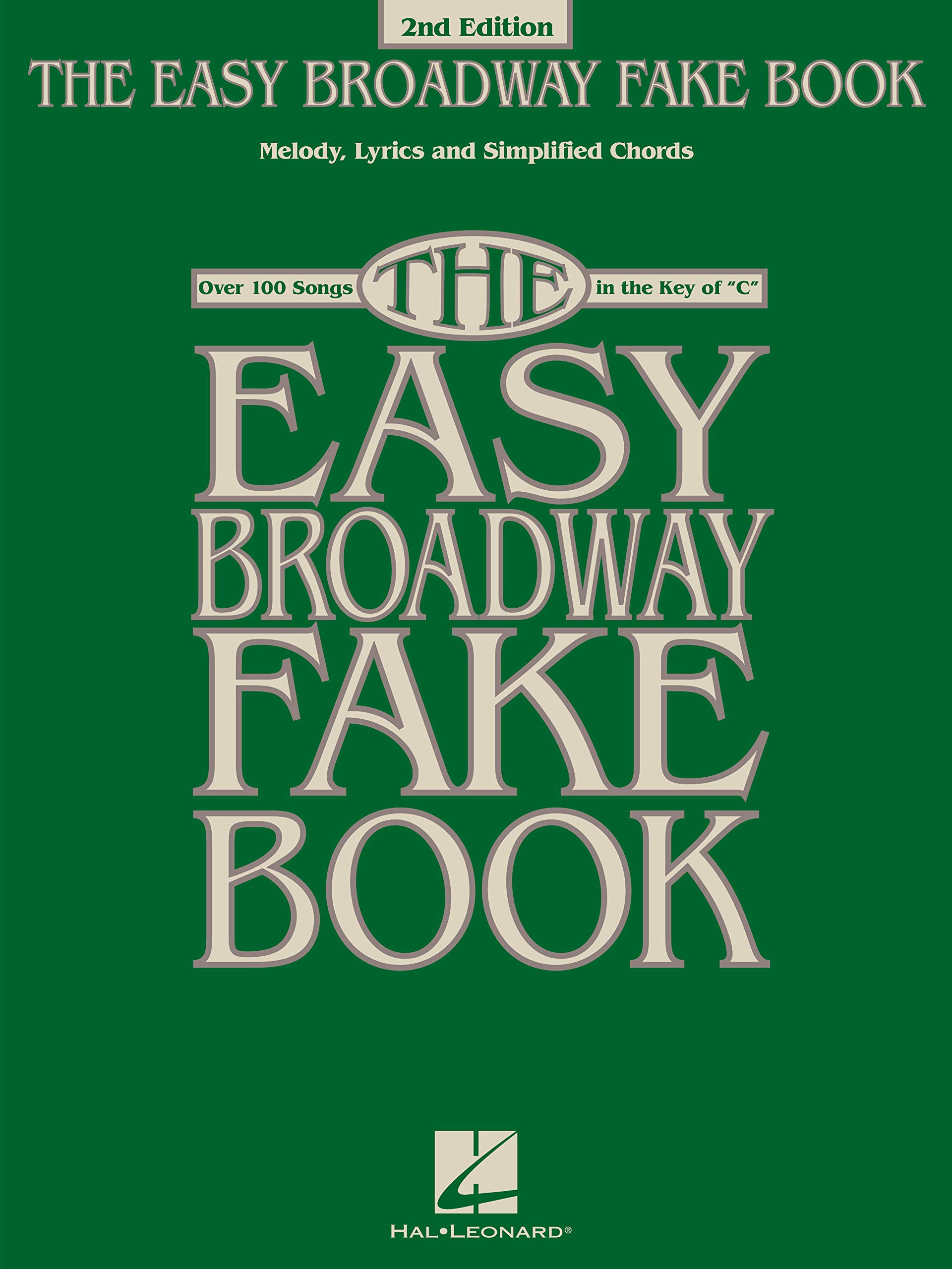 Broadway Fake Book partitions faciles en Do Majeur édition anglais