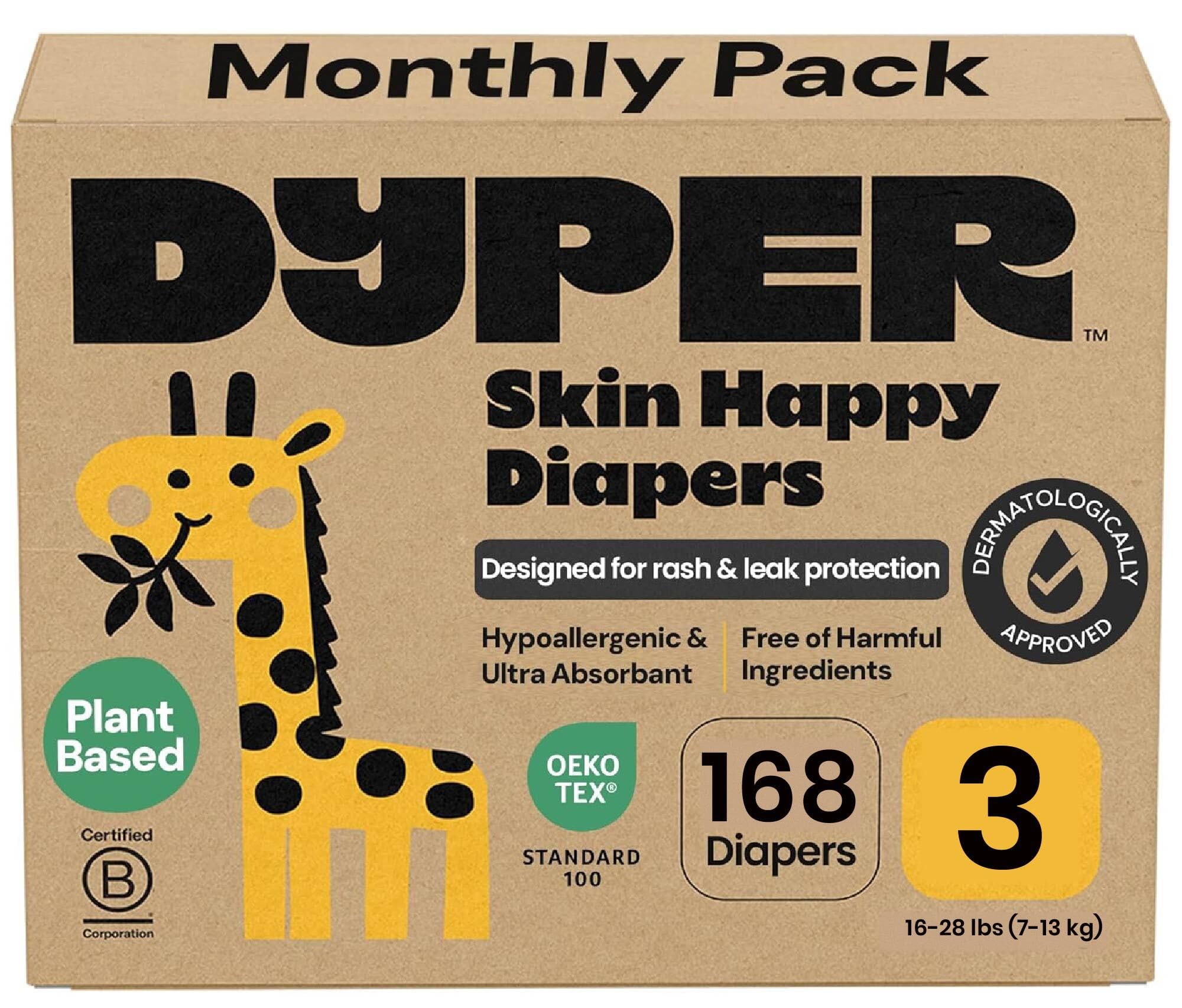 DYPER Monthly Pack Size 3
