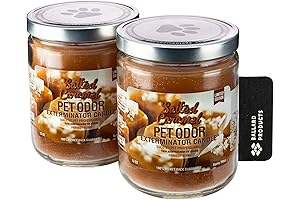 Ballard Products Specialty Pet Products Pet Odor Eliminating Candles Salted Caramel (Pack...