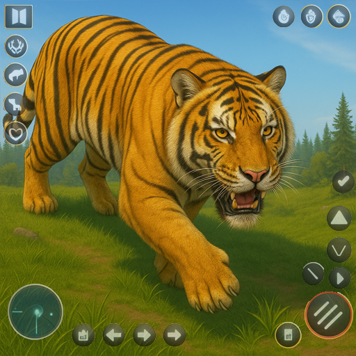 Wild Tiger Animal Survival Simulator - King Jungle Fight Adventure