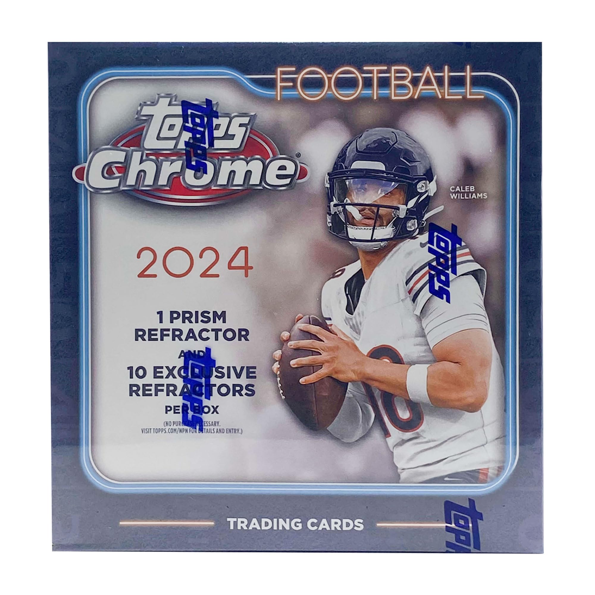 Topps Chrome 2024 Mega Box Football & Card Up Sleeve