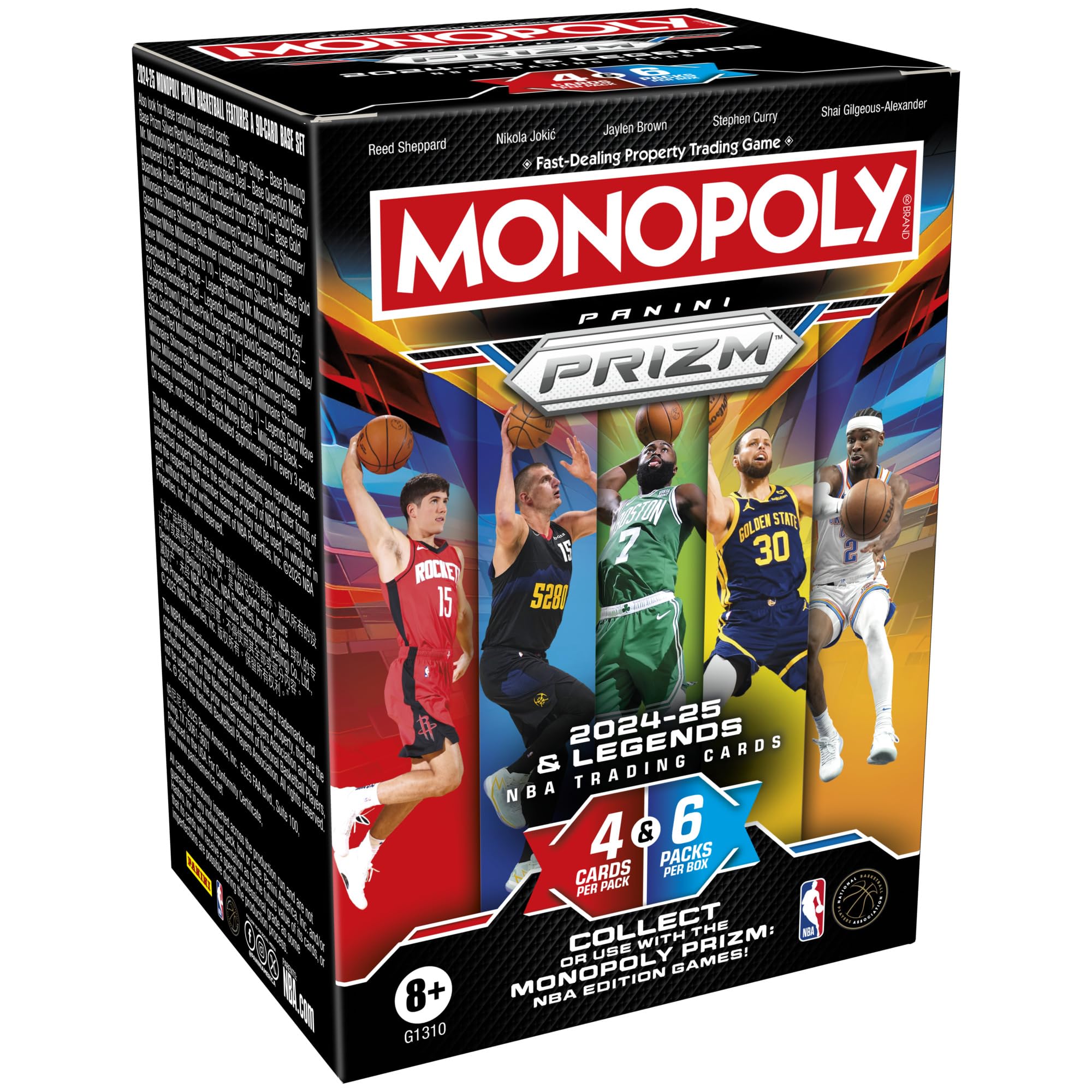 Monopoly Prizm 2024-25 NBA Panini Trading Cards - Sealed Blaster