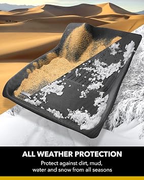 3D MAXpider L1MZ05511509 Custom Fit Kagu Rubber Front Row All-Weather Floor Mat for Select MX-5 Models, Black