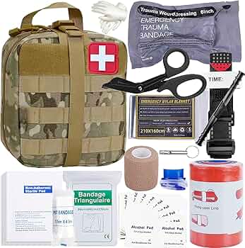 JFAK ファーストエイドキット　応急手当処置　IFAK 3 Amazon.co.jp: ミリタリー キャンプおよびハイキング用の応急