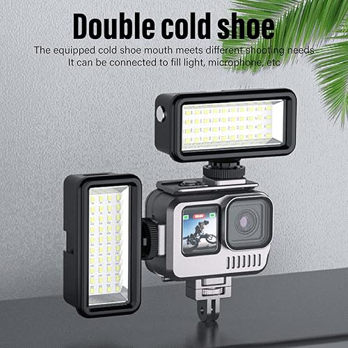 Miniatura 2 de Estuche para carcasa para 11 10 9 pies de profundidad IPX8, carcasa de buceo subacuática con diseño de cerradura para fotografía