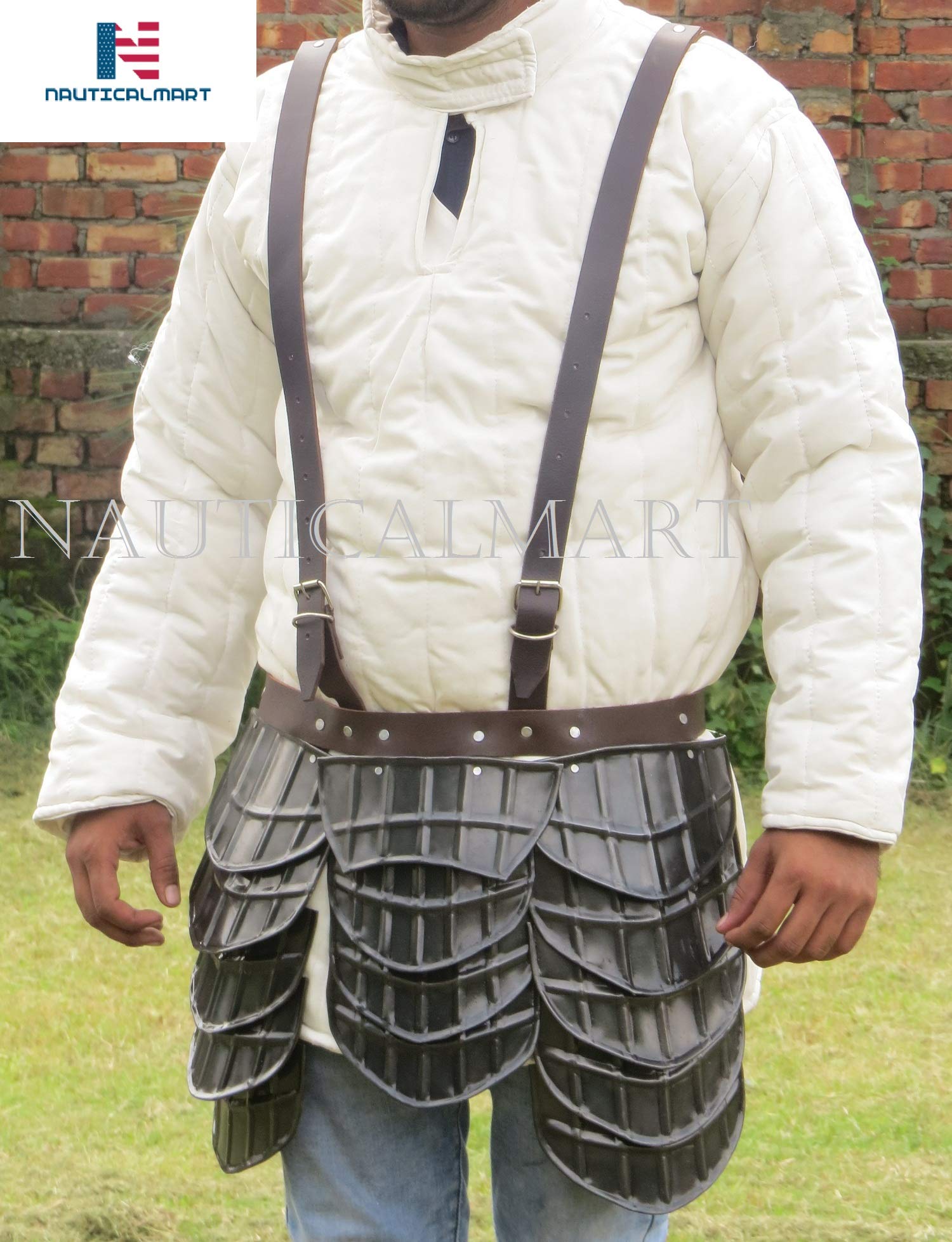 Armor Dark Warrior Tasset Belt Armour Medieval Halloween Costume