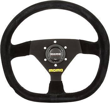 Amazon | MOMO(モモ) ステアリング MOD.88 32パイ BK/スエード M