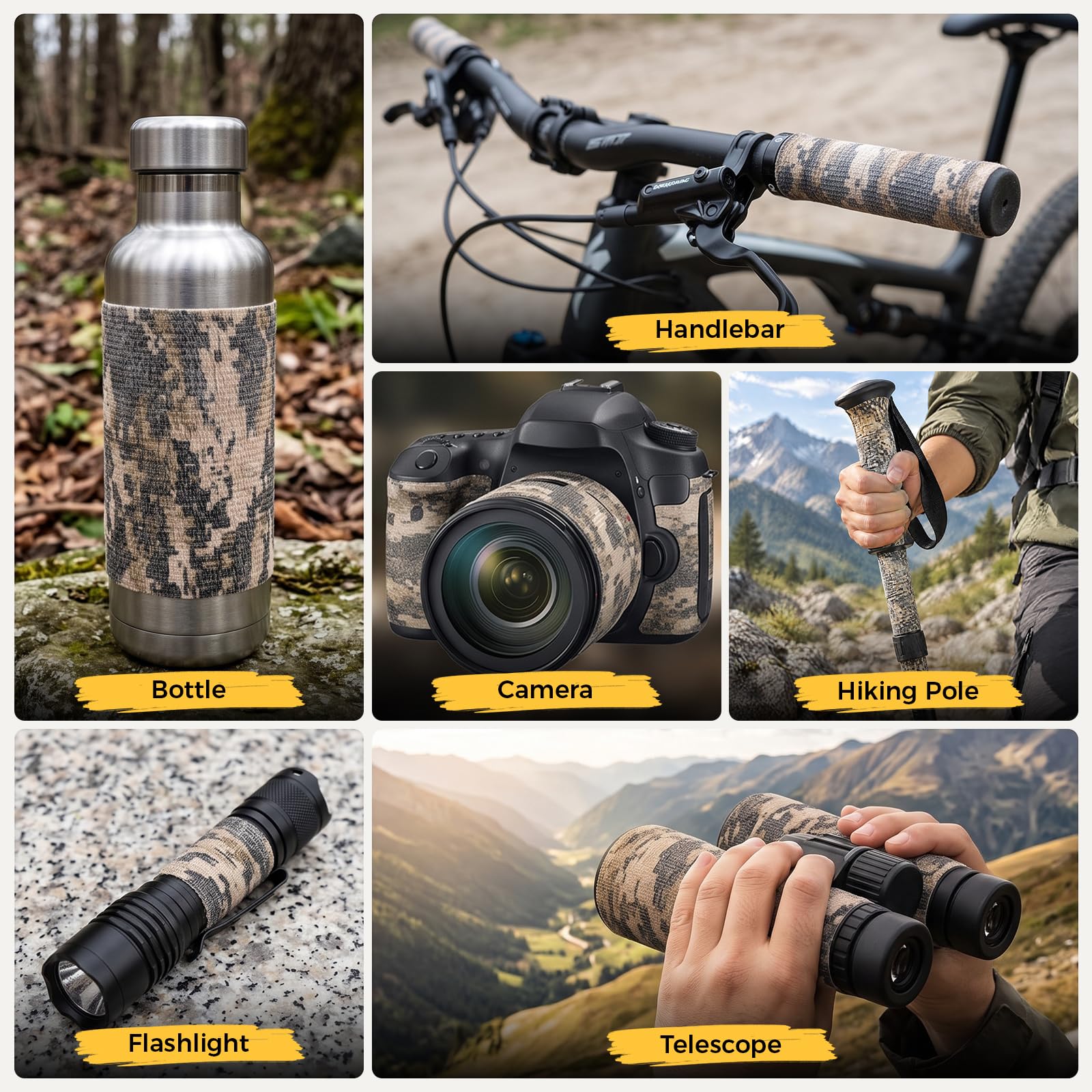Camo Tape Wrap - Tactical Camouflage Bandage -7