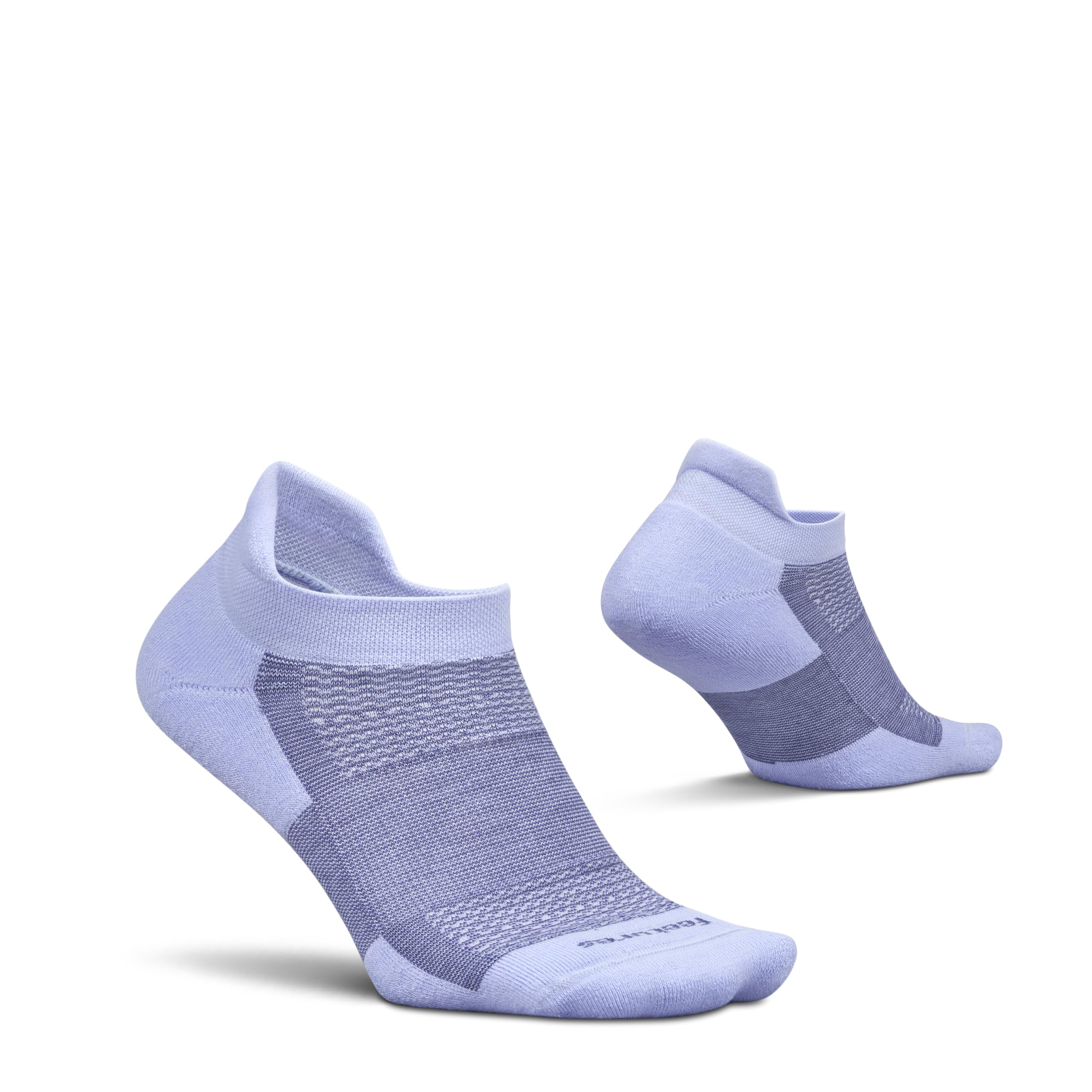 Feetures High Performance Max Cushion Ankle Sock - Tab Socks for Women & Men with Heel Tab - Lavender Tart, L (1 Pair)