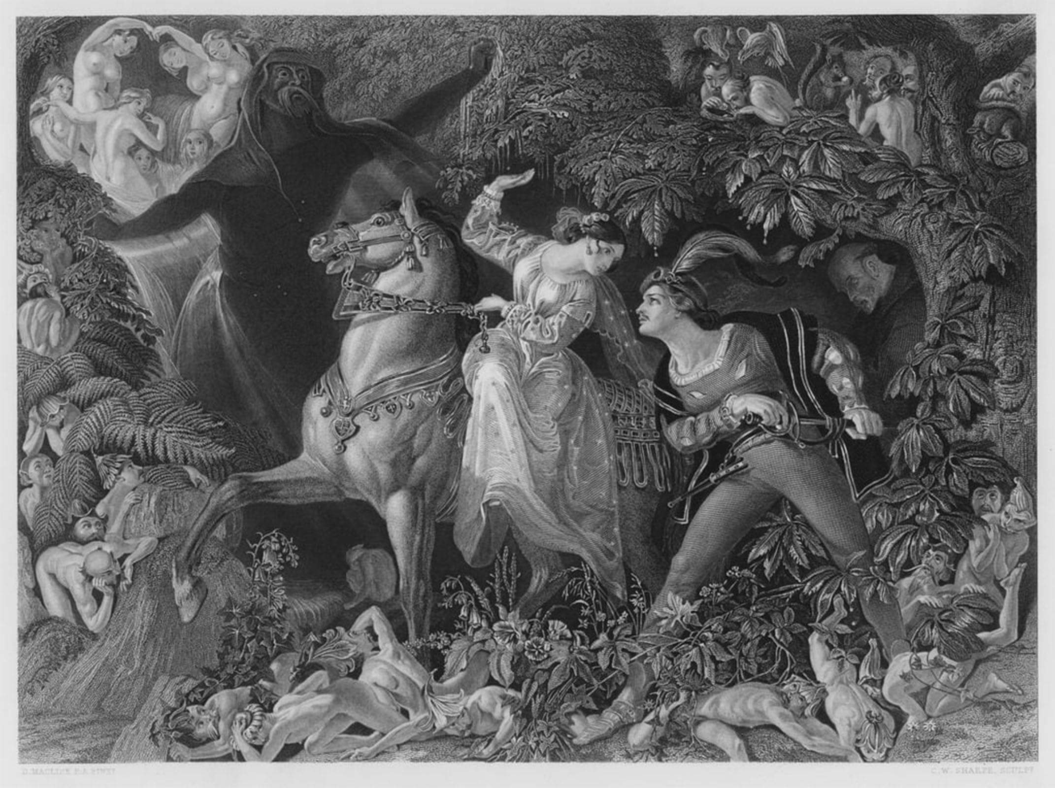 Tableau Ondine Daniel Maclise, une déco murale raffinée et intemporelle - 5