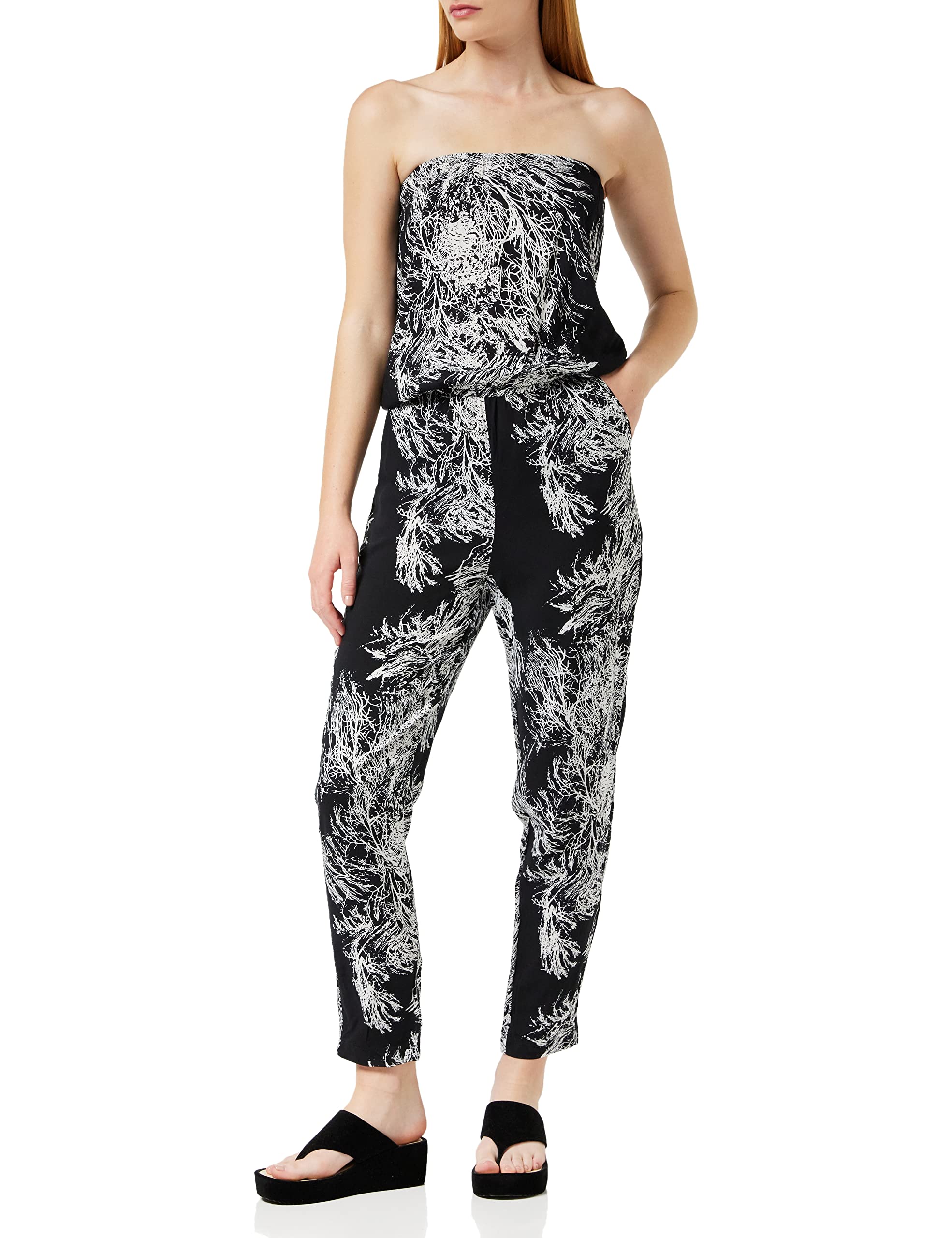 Urban Classics Damen Ladies Viscose Bandeau Jumpsuit