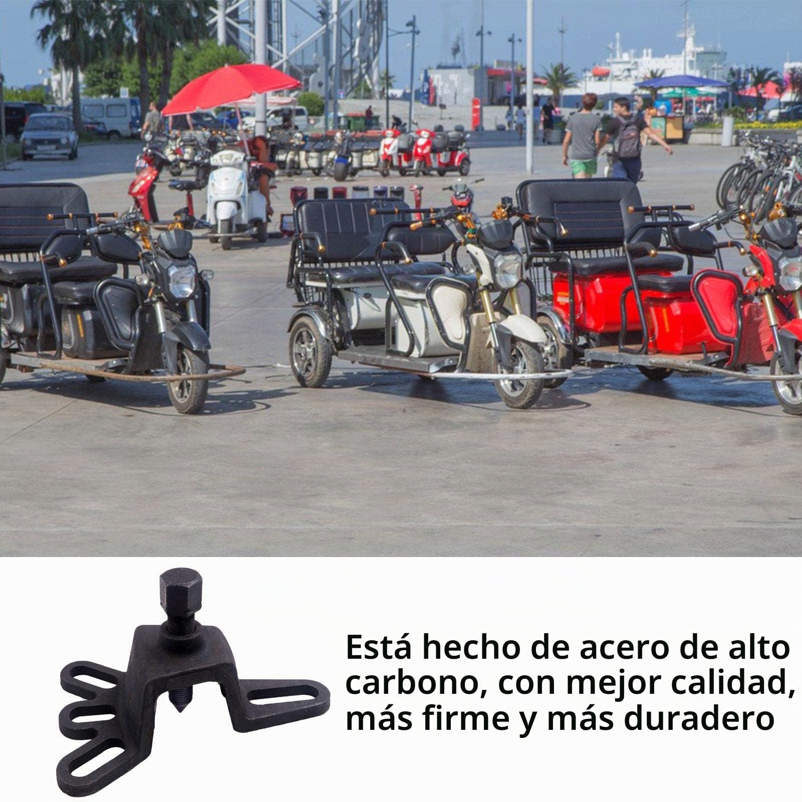 smashing Extractor de tambor de freno – Extractor de cubo delantero universal – Extractor de cojinete de rueda extractor de rodamientos para bujes y ejes de tracción