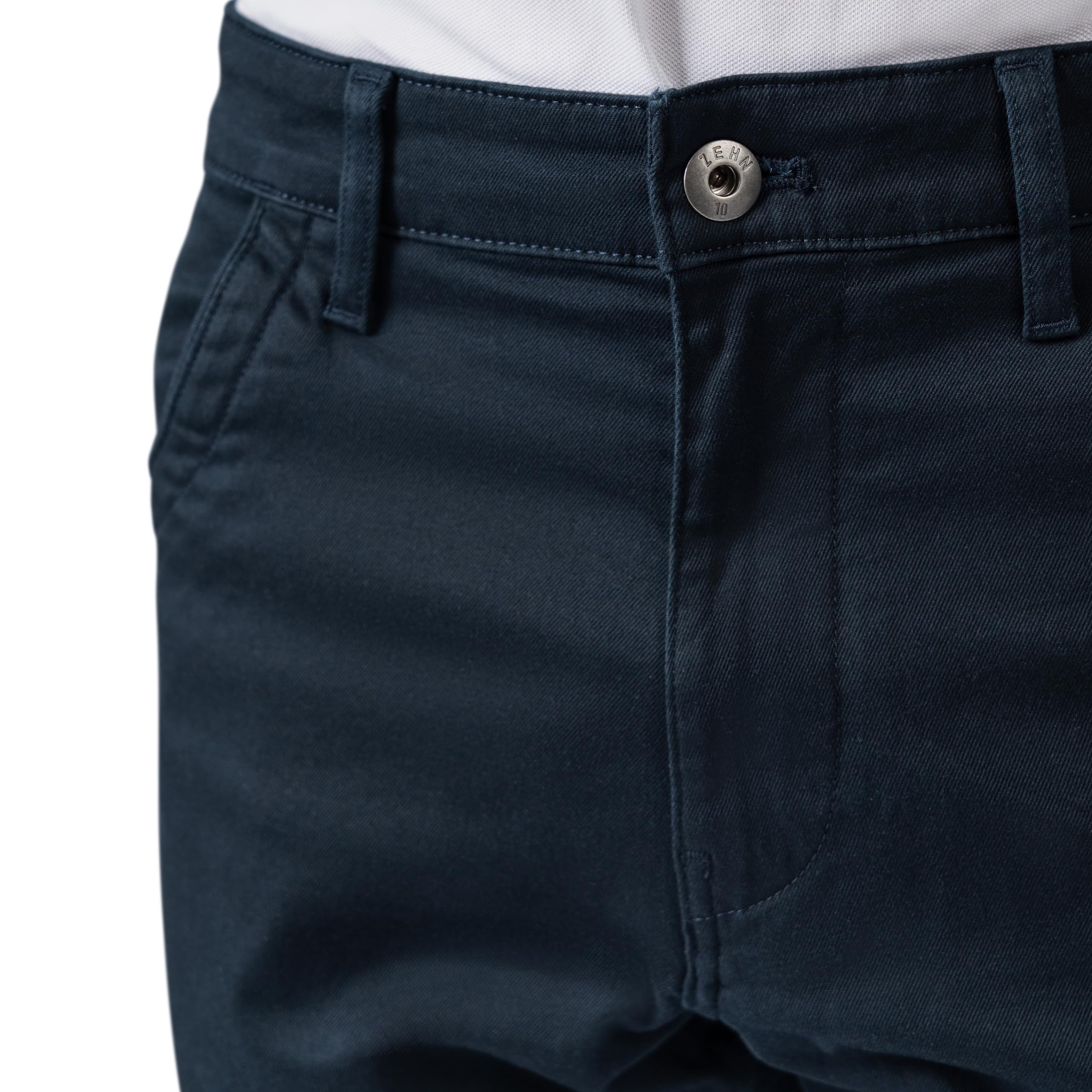 ZEHN Signature - Herren Chinohose aus Premium Stretch-Baumwolle, Modern Tapered Fit, Ergonomische Formstabilität, Elegante Freizeit & Business Chino