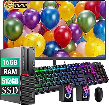 Amazon.com: Lenovo ThinkCentre M800 SFF Desktop Computer with 24