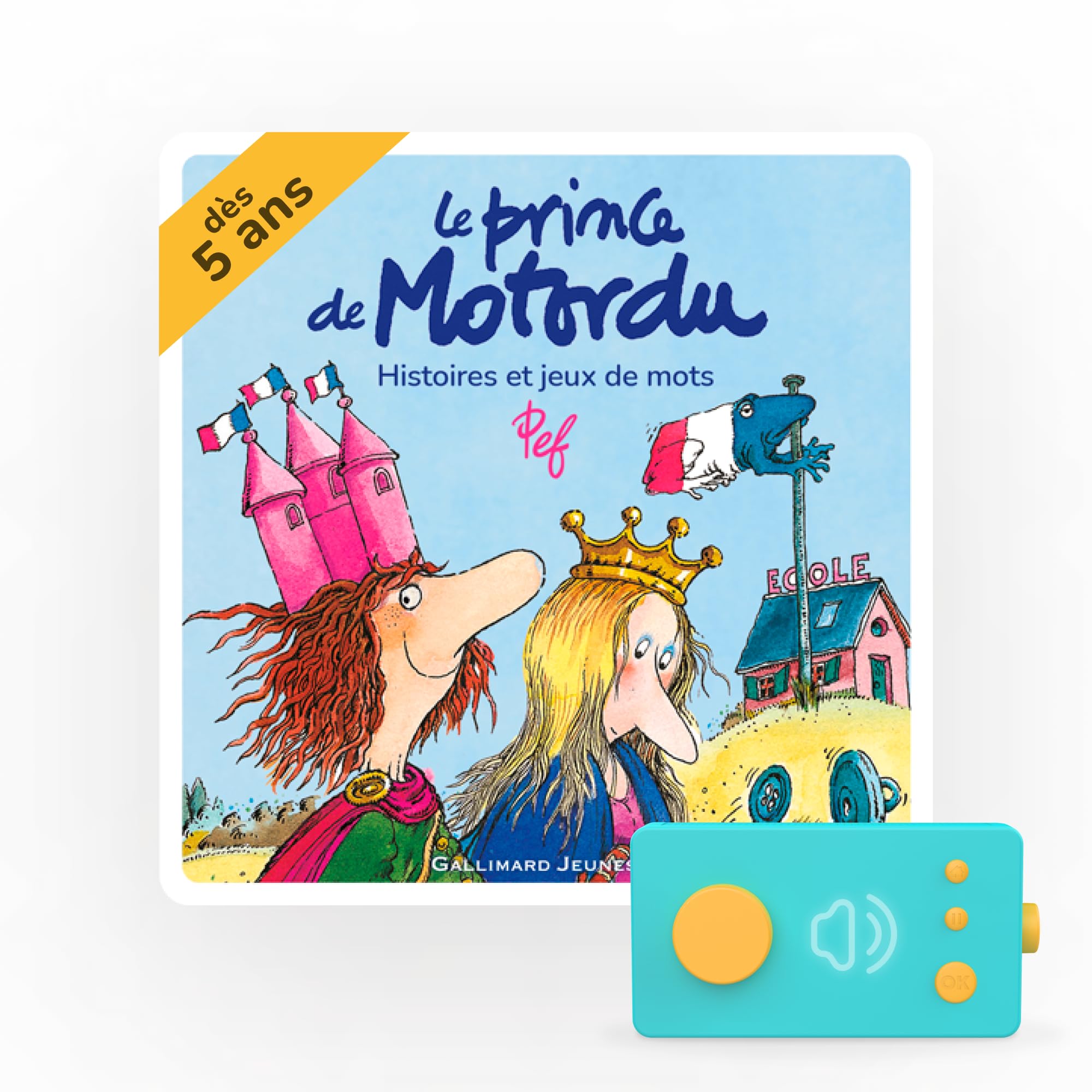 Lunii - Prince de Motordu - Livre Audio interactif en français - durée 1h13 - dès 5 ans à écouter exclusivement sur Ma Fabrique à Histoires