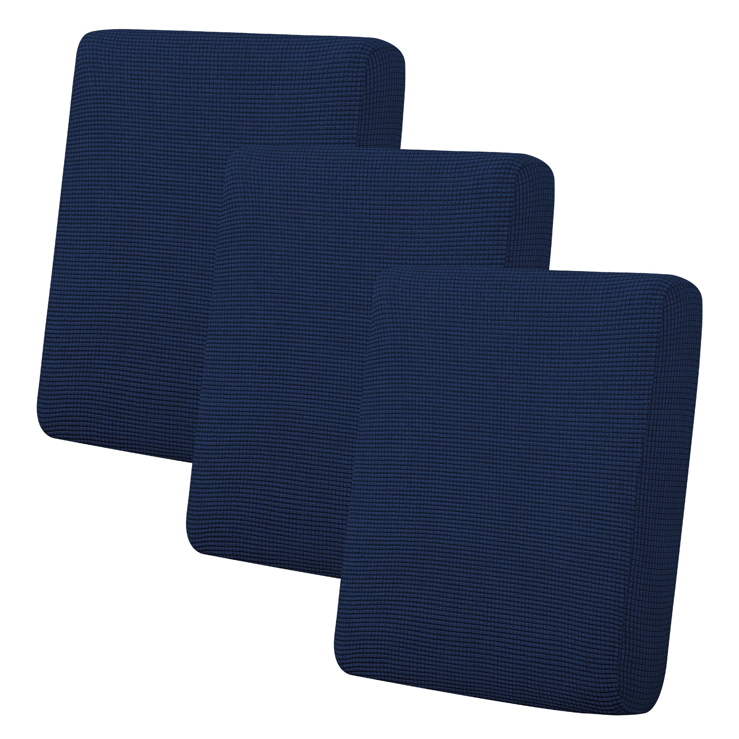 Easy-Going Stretch 3 Pieces Couch Cushion Cover for Sofa Seat