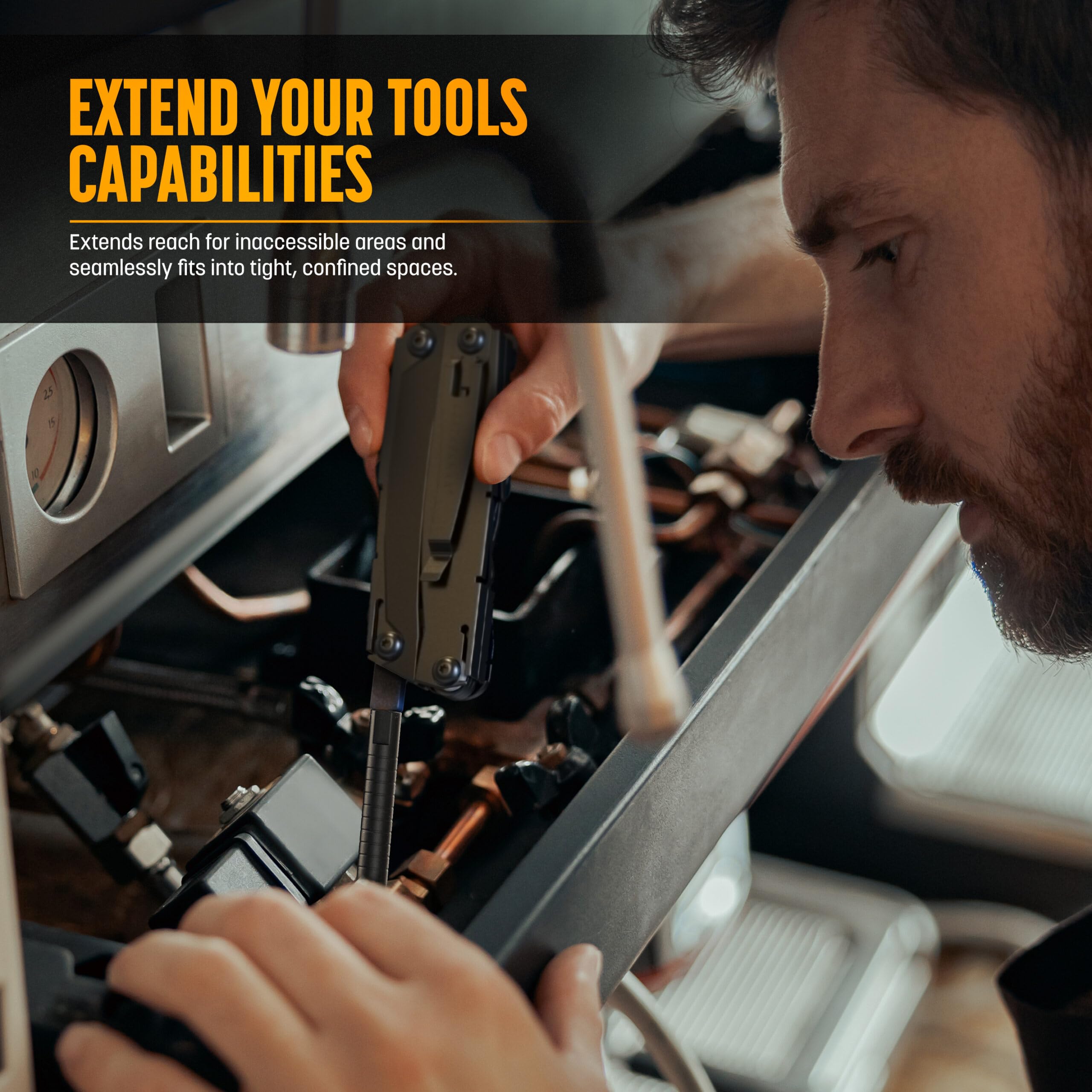Galvanox Multi-Tool Bit Driver Extender, Compatible with Leatherman Skeletool/Surge/MUT/Wave Plus and Signal Bits Set - Image 4
