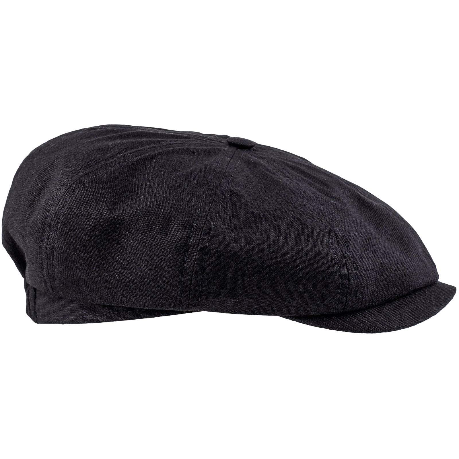 SterkowskiRowdy Flat Cap for Men and Women | 100% Linen Newsboy Cap | Elegant 8 Panel Gatsby Cap