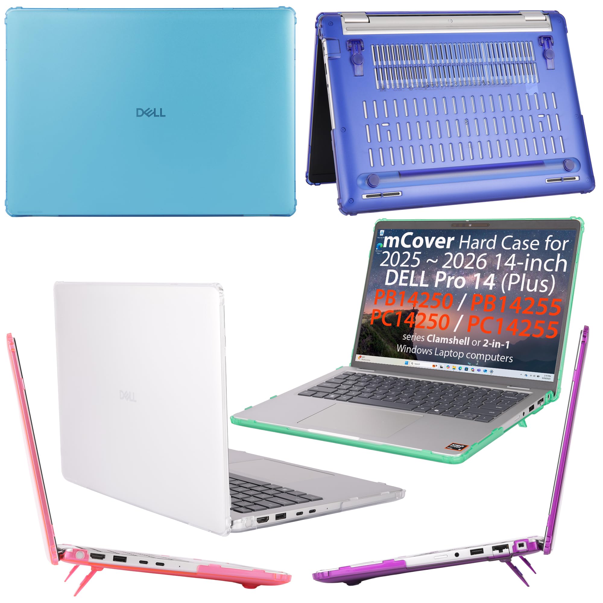 mCover Etui kompatybilne tylko z 2025-2026 35.6 cm Dell Pro 14 Plus PB14250 PB14255 i Pro 14 PC14250 PC14255 Windows PC (nie pasuje do innych modeli Dell) - czarne