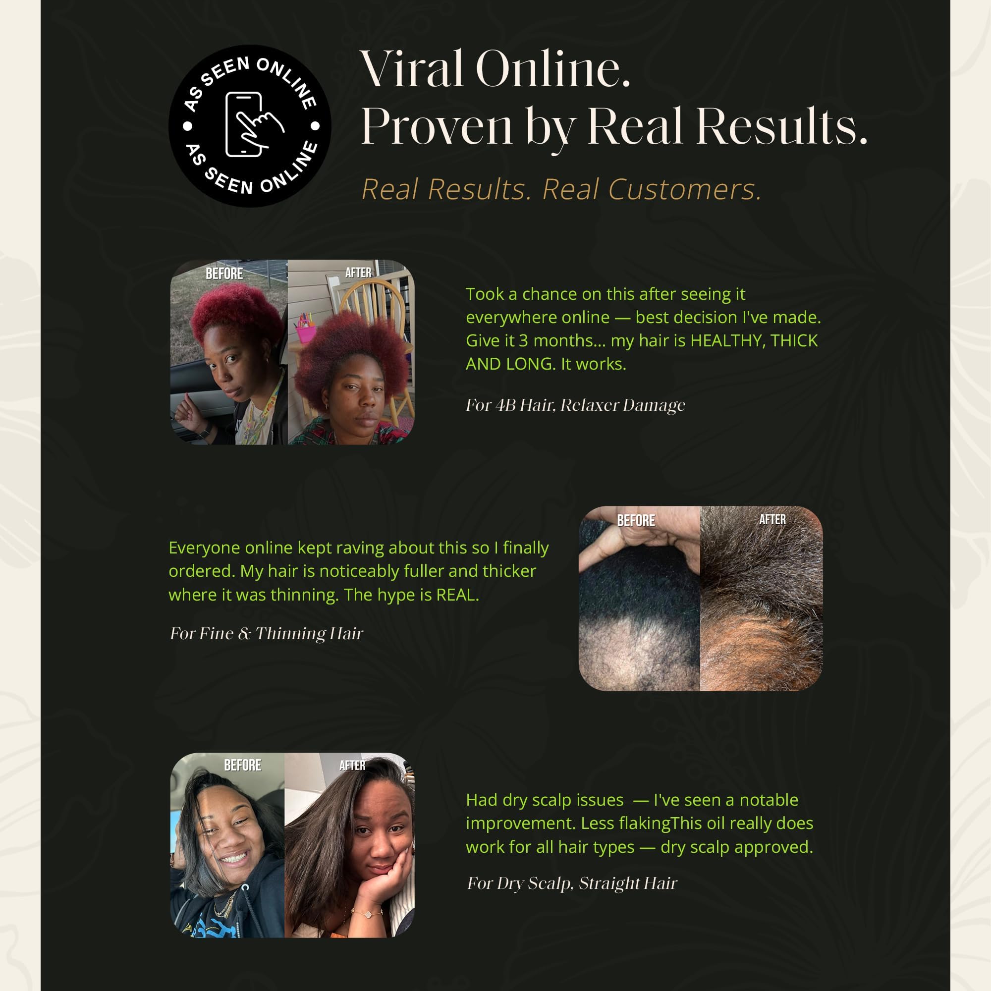 Glossed By Nae Hair Growth Oil for All Hair Types