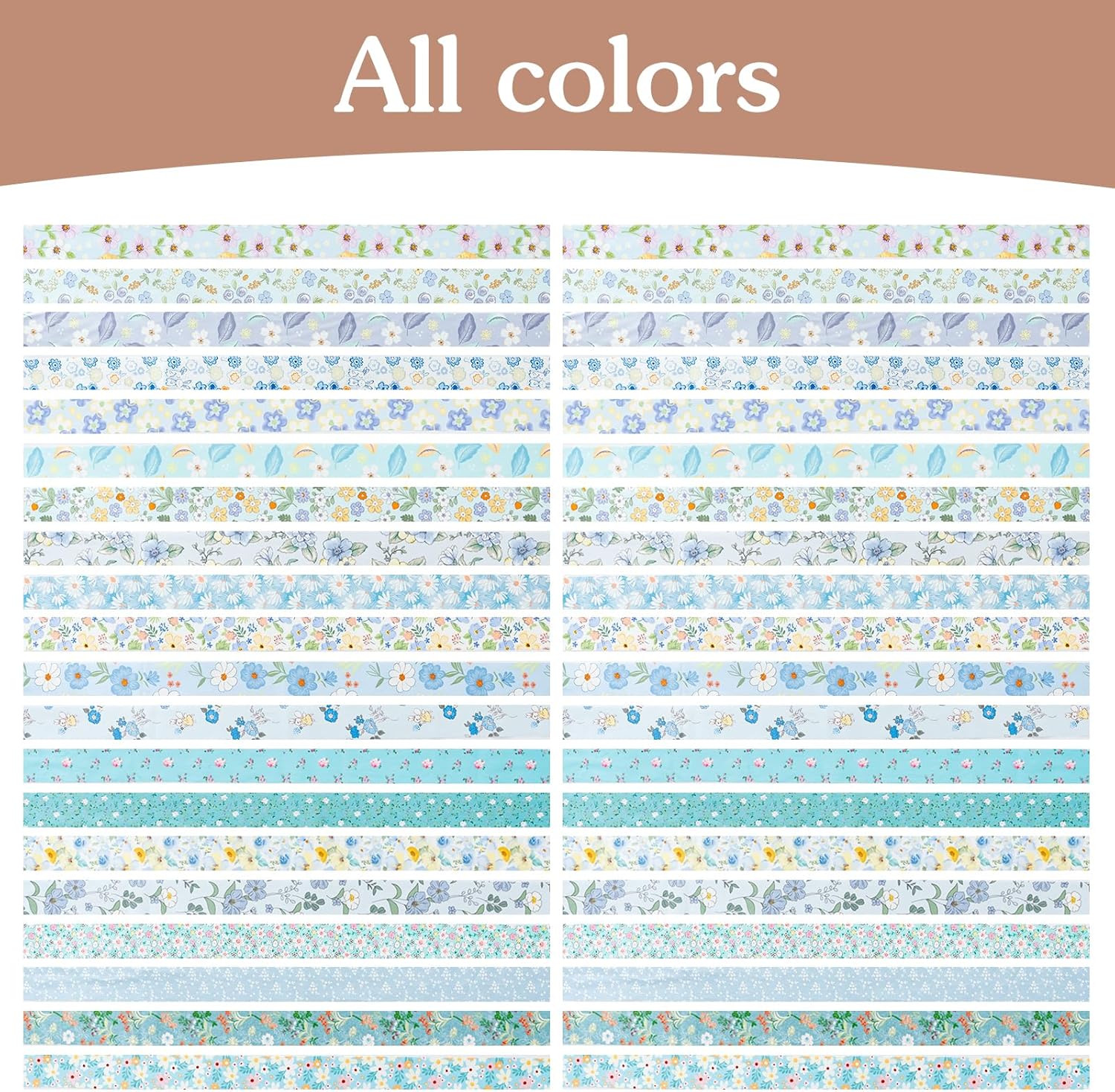 Jelly Roll Fabric Pretty Colorful Cotton Strips Bundles Comfortable Cotton Quilting Fabric for Home Decor Cut Strips Fashionable Jelly Roll Versatile Cloth Quilts Strips(Blue)