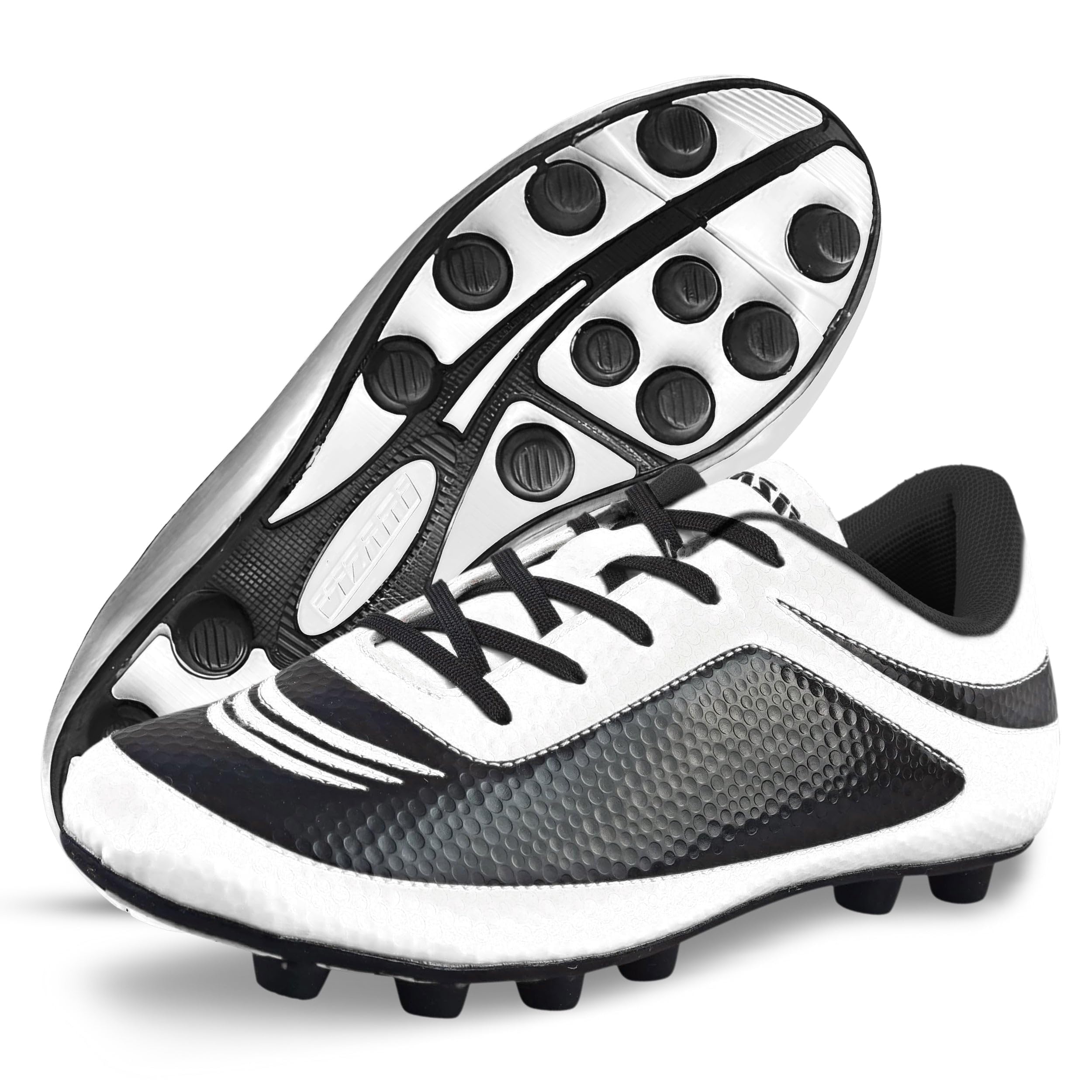 Vizari Infinity FG Soccer Cleat (Toddler/Little Kid/Big Kid), White/Black, 12 M US Little Kid-picture-18