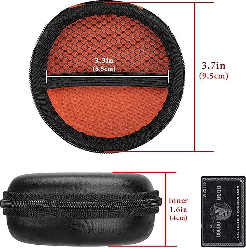 Miniatura 4 de Geekria Fidget Spinner Case, Hard Shell Protective Carrying Case, Holds 2 Finger Spinner Toys, Fits Triangle, Circle and Other Shapes, Soft Lining