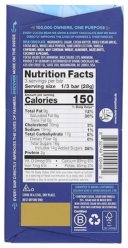 Miniatura 10 de DIVINE CHOCOLATE Chocolate, 38% chocolate con leche con caramelo y sal marina, 3 onzas