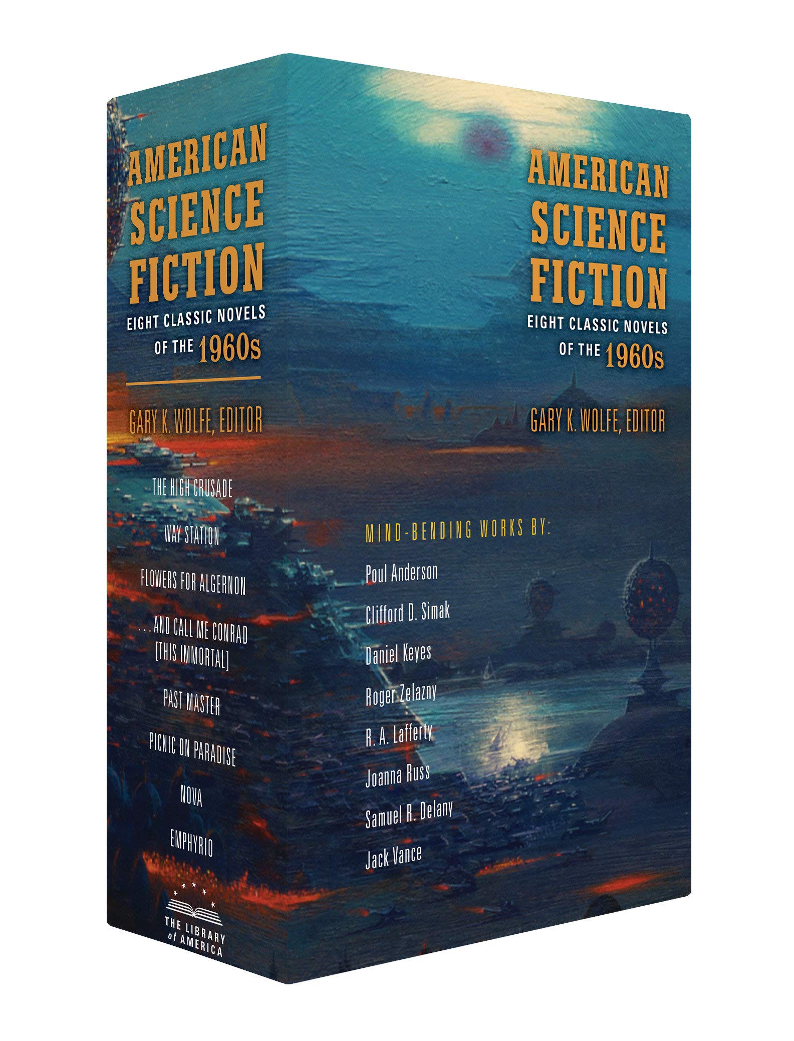 Library of America Science Fiction: Eight Classic Novels of: The High Crusade / Way Station / Flowers for Alger