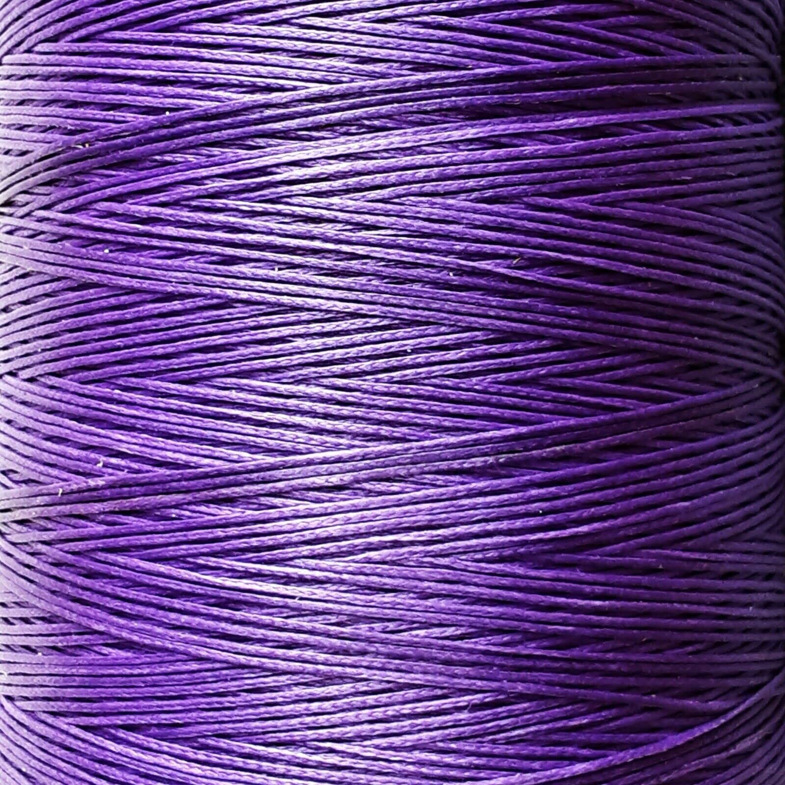 Mart-Mon Multicolor 1Mm Waxed Nylon Cord 5M For Craft Art Jewellery Bracelet Strong & Durable (Purple)