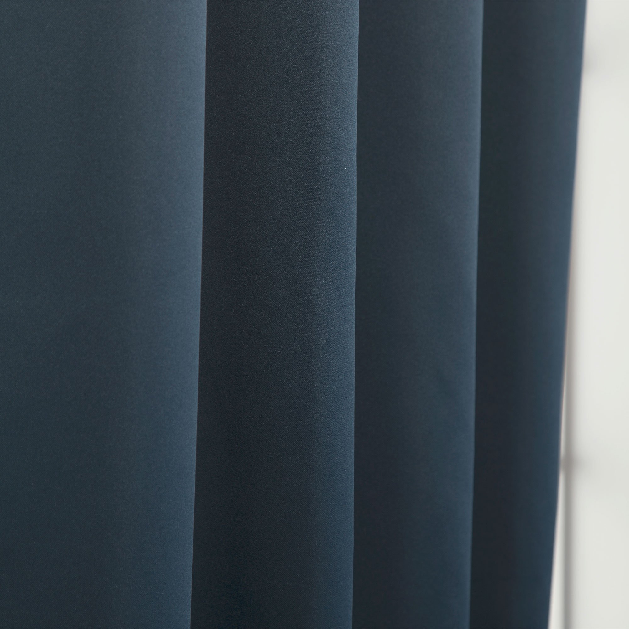 Best Home Fashion Thermal Insulated Blackout Curtains - Antique Bronze Grommet Top - Navy - 52