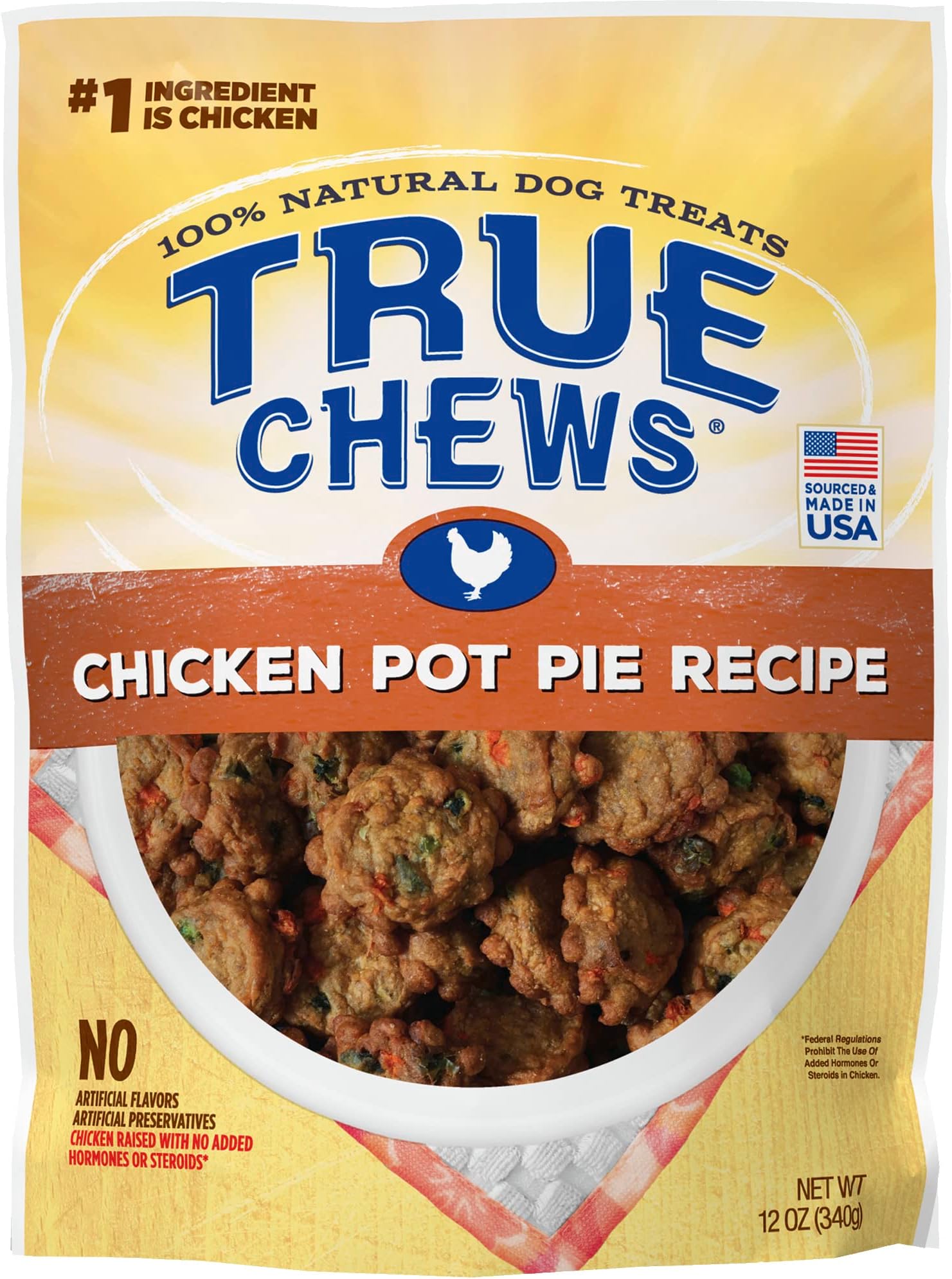 Blue BuffaloTrue Chews Natural Dog Treats Chicken Pot Pie Recipe, 12 oz bag