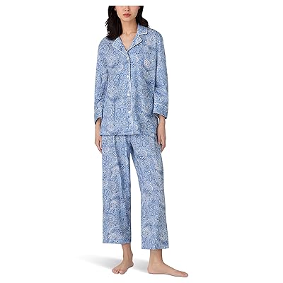 Lauren Ralph Lauren Essentials Bingham Knits Capri PJ Set Women