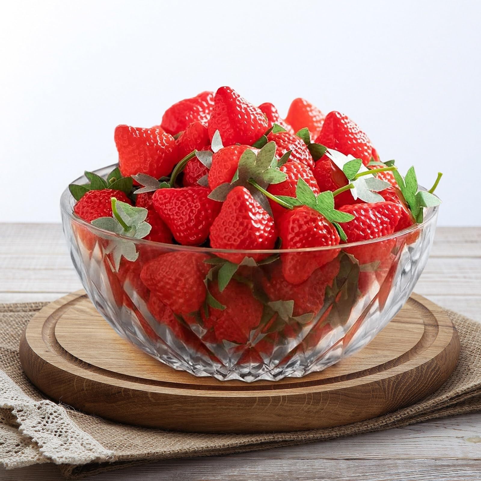 Cucina Frutta Realistica Fragola Rossa Artificiale In Plastica, Decorazione Di Simulazione, Frutta Decorativo